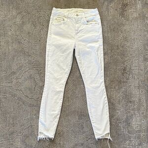 MOTHER White jeans